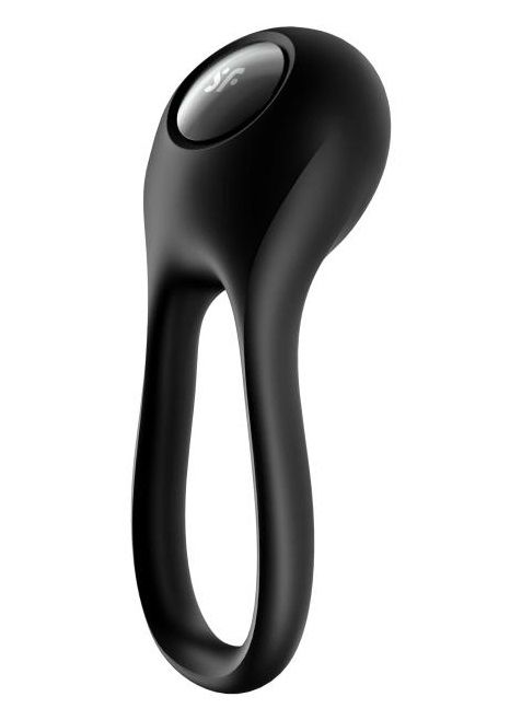 Черное эрекционное виброкольцо Majestic Duo - Satisfyer - в Орехово-Зуево купить с доставкой