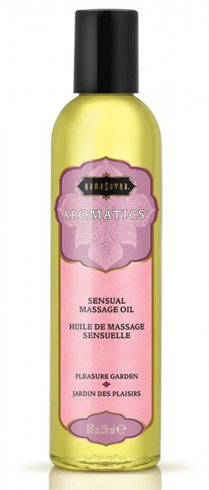 Массажное масло с цветочным ароматом Pleasure Garden - 236 мл. - Kama Sutra - купить с доставкой в Орехово-Зуево