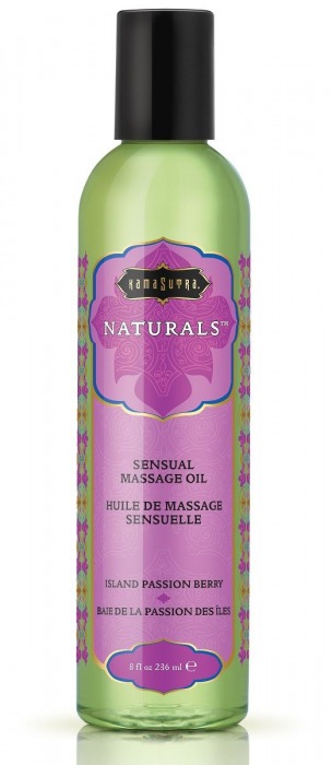 Массажное масло Naturals Island Passion Berry с ароматом тропических фруктов - 236 мл. - Kama Sutra - купить с доставкой в Орехово-Зуево
