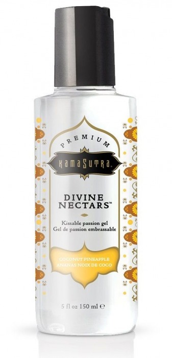 Гель-лубрикант на водной основе Divine Nectars Vanilla с ароматом ванили - 150 мл. - Kama Sutra - купить с доставкой в Орехово-Зуево