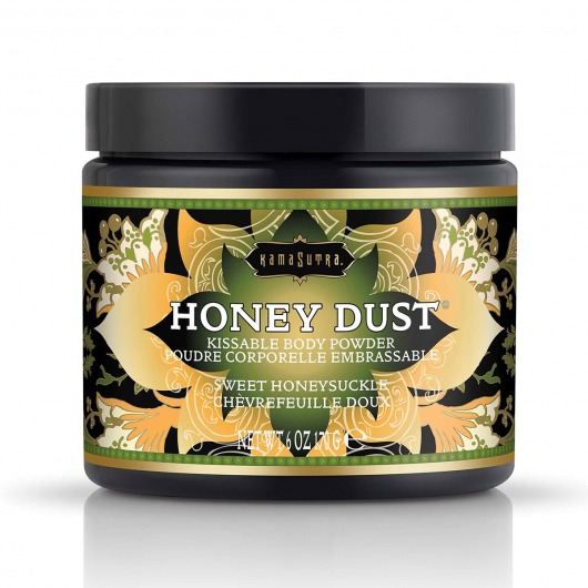 Пудра для тела Honey Dust Body Powder с ароматом жимолости - 170 гр. - Kama Sutra - купить с доставкой в Орехово-Зуево