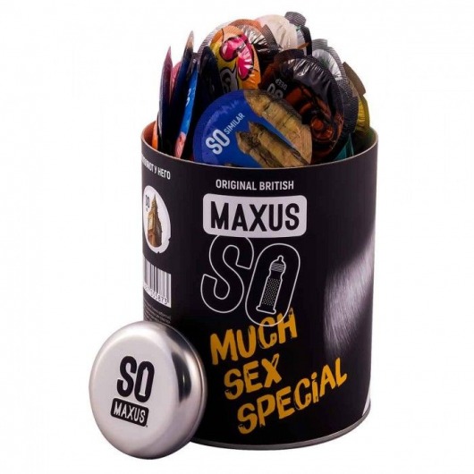 Текстурированные презервативы в кейсе MAXUS So Much Sex - 100 шт. - Maxus - купить с доставкой в Орехово-Зуево