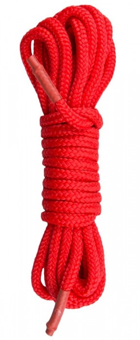 Красная веревка для связывания Nylon Rope - 5 м. - Easy toys - купить с доставкой в Орехово-Зуево