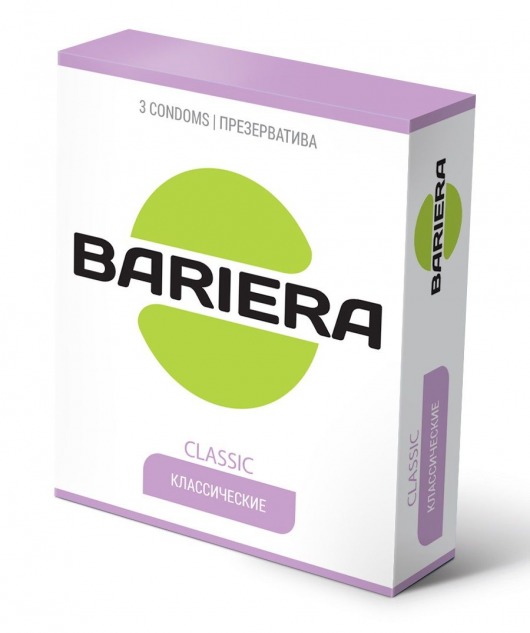 Классические презервативы Bariera Classic - 3 шт. - Bariera - купить с доставкой в Орехово-Зуево