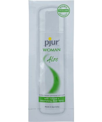 Лубрикант на водной основе pjur WOMAN Aloe - 2 мл. - Pjur - купить с доставкой в Орехово-Зуево