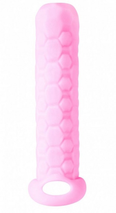 Розовый фаллоудлинитель Homme Long - 13,5 см. - Lola Games - в Орехово-Зуево купить с доставкой