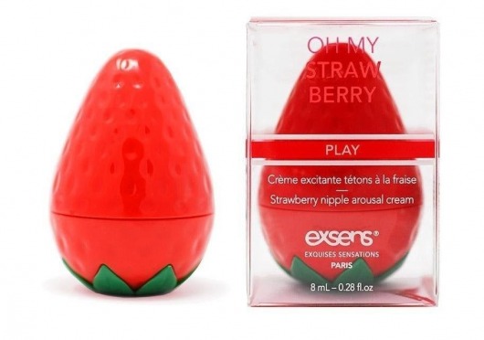 Крем для стимуляции сосков Oh My Strawberry - 8 мл. - Exsens - купить с доставкой в Орехово-Зуево