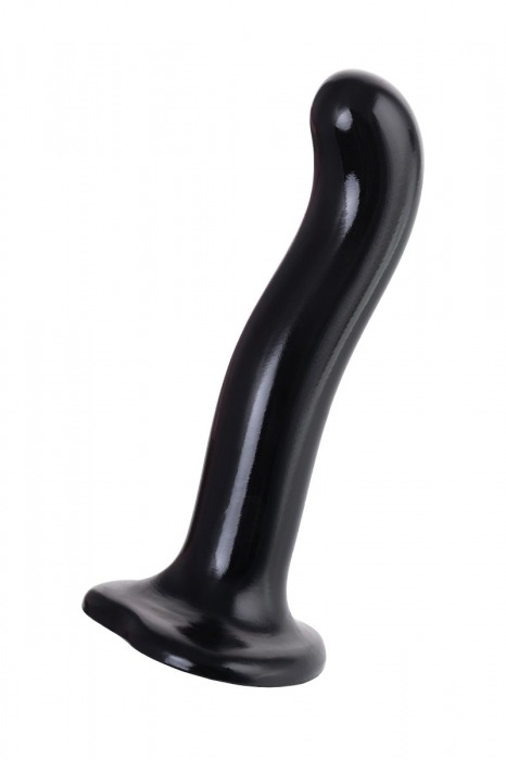 Черный стимулятор для пар P G-Spot Dildo Size L - 19 см. - Strap-on-me - в Орехово-Зуево купить с доставкой
