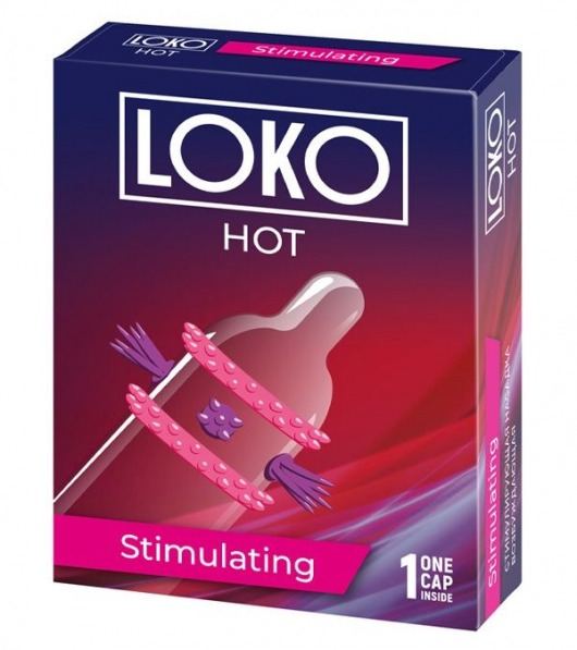 Стимулирующая насадка на пенис LOKO HOT с возбуждающим эффектом - Sitabella - в Орехово-Зуево купить с доставкой