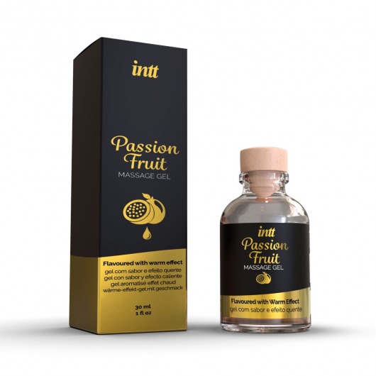 Массажный гель с ароматом маракуйи Passion Fruit - 30 мл. - INTT - купить с доставкой в Орехово-Зуево