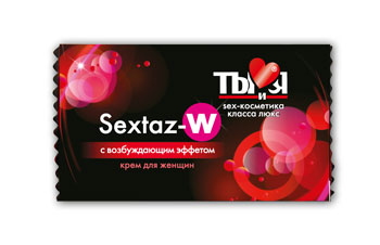 Возбуждающий крем для женщин Sextaz-W в одноразовой упаковке - 1,5 гр. - Биоритм - купить с доставкой в Орехово-Зуево