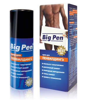 Крем Big Pen для увеличения полового члена - 20 гр. - Биоритм - в Орехово-Зуево купить с доставкой