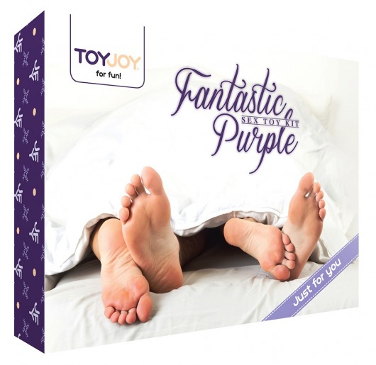 Эротический набор FANTASTIC PURPLE SEX TOY KIT - Toy Joy - купить с доставкой в Орехово-Зуево