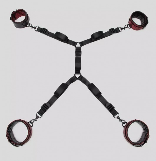 Изысканный набор фиксаций на кровати Reversible Under Mattress Restraint Set - Fifty Shades of Grey - купить с доставкой в Орехово-Зуево