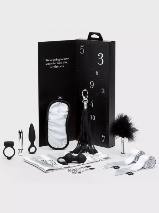 Эротический набор Pleasure Overload 10 Days of Play Gift Set - Fifty Shades of Grey - купить с доставкой в Орехово-Зуево