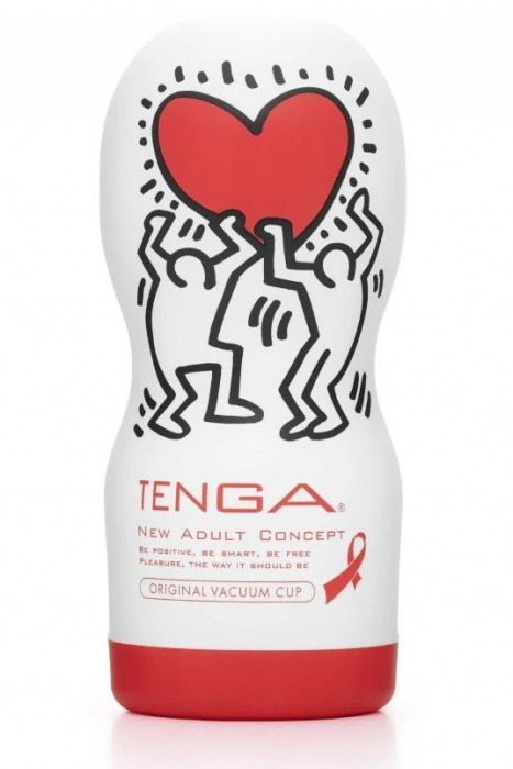 Мастурбатор Keith Haring Cup Deep Throat - Tenga - в Орехово-Зуево купить с доставкой