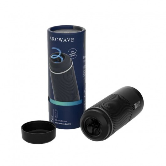 Черный мастурбатор с контролем всасывания Arcwave Pow Stroker - Arcwave - в Орехово-Зуево купить с доставкой