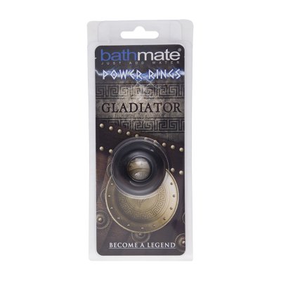 Чёрное эрекционное кольцо Gladiator - Bathmate - в Орехово-Зуево купить с доставкой