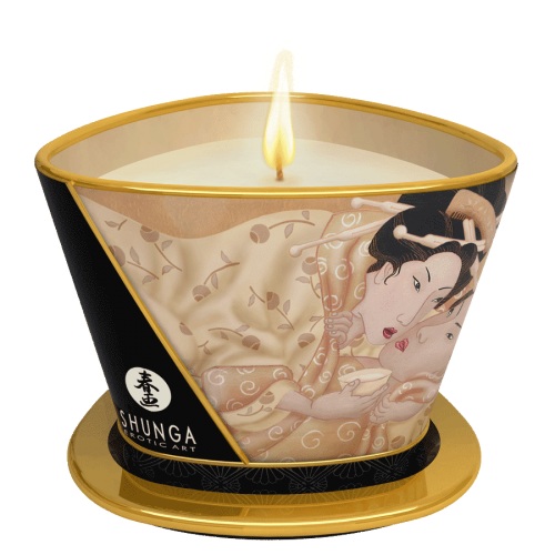 Массажная свеча Vanilla Fetish с ароматом ванили - 170 мл. - Shunga - купить с доставкой в Орехово-Зуево