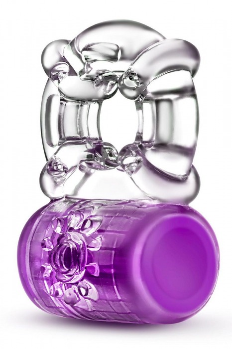 Фиолетовое эрекционное виброкольцо Pleaser Rechargeable C-Ring - Blush Novelties - в Орехово-Зуево купить с доставкой