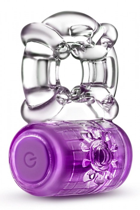 Фиолетовое эрекционное виброкольцо One Night Stand Vibrating C-Ring - Blush Novelties - в Орехово-Зуево купить с доставкой