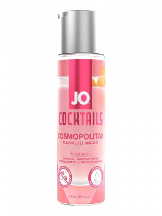 Вкусовой лубрикант на водной основе JO Cocktails Cosmopolitan - 60 мл. - System JO - купить с доставкой в Орехово-Зуево