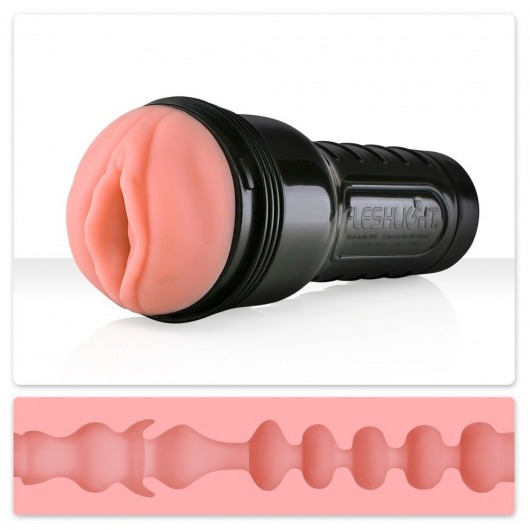 Мастурбатор-вагина Fleshlight - Pink Lady Mini-Lotus - Fleshlight - в Орехово-Зуево купить с доставкой