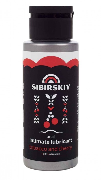 Анальный лубрикант на водной основе SIBIRSKIY с ароматом вишни и табака - 100 мл. - Sibirskiy - купить с доставкой в Орехово-Зуево