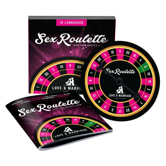 Настольная игра-рулетка Sex Roulette Love   Marriage - Tease&Please - купить с доставкой в Орехово-Зуево