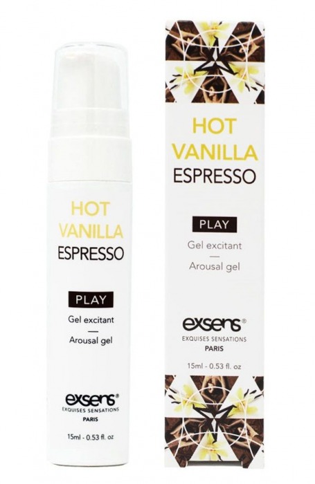 Возбуждающий гель Hot Vanilla Espresso Arousal Gel - 15 мл. - Exsens - купить с доставкой в Орехово-Зуево