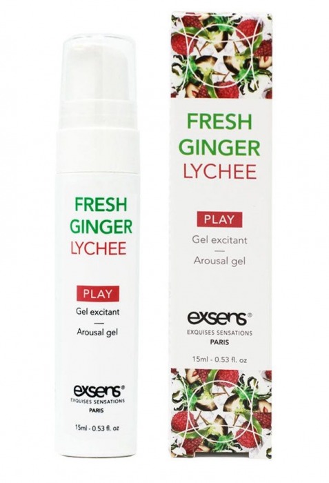 Возбуждающий гель Fresh Ginger Lychee Arousal Gel - 15 мл. - Exsens - купить с доставкой в Орехово-Зуево