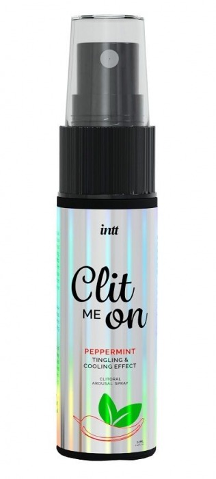 Клиторальный возбуждающий спрей Clit Me On Peppermint - 12 мл. - INTT - купить с доставкой в Орехово-Зуево