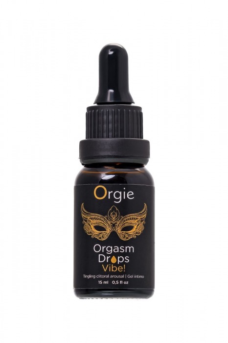 Возбуждающий гель для клитора ORGIE Orgasm Drops Vibe - 15 мл. - ORGIE - купить с доставкой в Орехово-Зуево