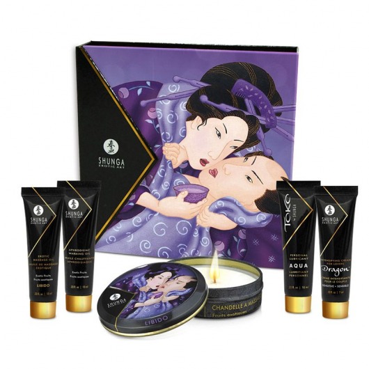 Подарочный набор Geishas secret из 5 предметов - Shunga - купить с доставкой в Орехово-Зуево