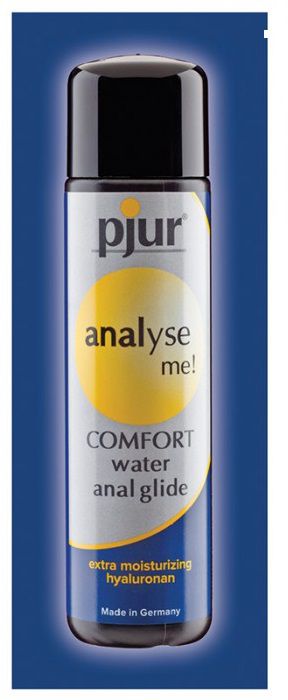 Анальный лубрикант pjur ANALYSE ME Comfort Water Anal Glide - 2 мл. - Pjur - купить с доставкой в Орехово-Зуево