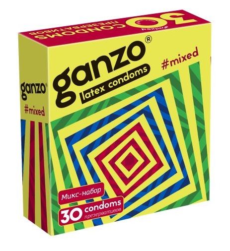 Микс-набор из 30 презервативов Ganzo Mixed - Ganzo - купить с доставкой в Орехово-Зуево