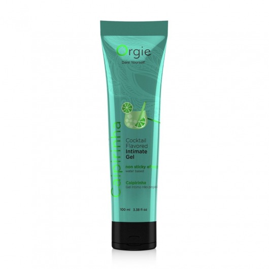 Съедобный интимный гель Orgie Lube Tube Cocktail Caipirinha - 100 мл. - ORGIE - купить с доставкой в Орехово-Зуево