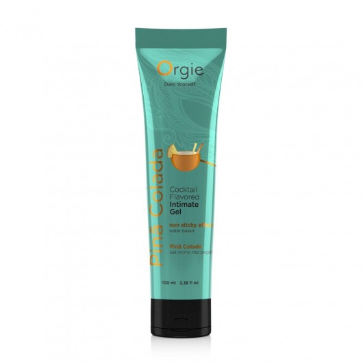 Съедобный интимный гель Orgie Lube Tube Cocktail Pina Colada - 100 мл. - ORGIE - купить с доставкой в Орехово-Зуево