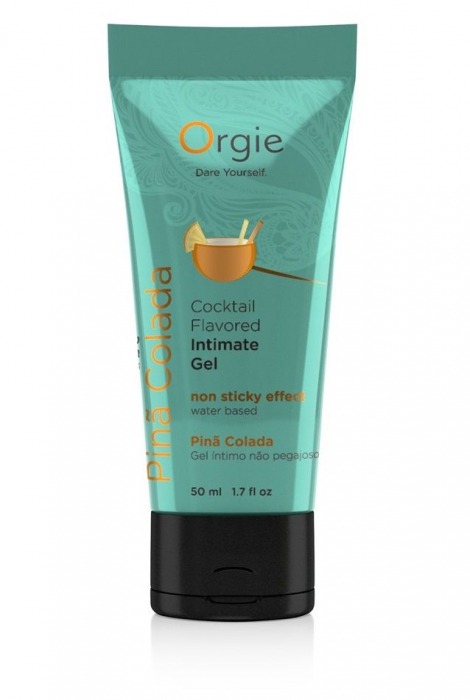 Съедобный интимный гель Orgie Lube Tube Cocktail Pina Colada - 50 мл. - ORGIE - купить с доставкой в Орехово-Зуево