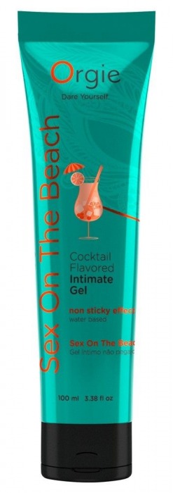 Съедобный интимный гель Orgie Lube Tube Cocktail Sex On The Beach - 100 мл. - ORGIE - купить с доставкой в Орехово-Зуево
