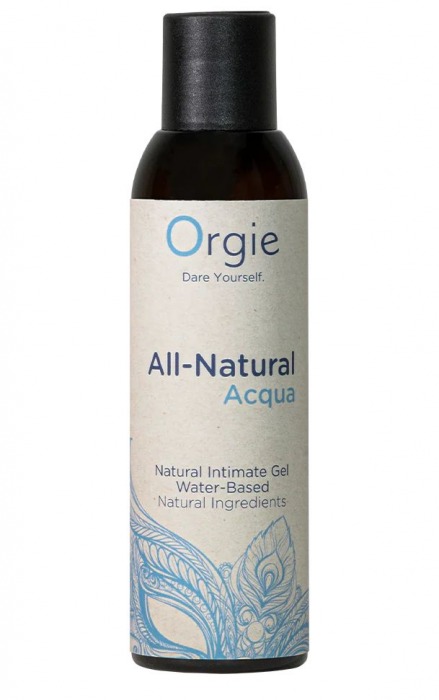 Интимный гель на водной основе Orgie All-Natural Acqua - 150 мл. - ORGIE - купить с доставкой в Орехово-Зуево