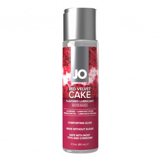 Лубрикант на водной основе JO H2O Red Velvet Cake Flavored Lubricant - 60 мл. - System JO - купить с доставкой в Орехово-Зуево