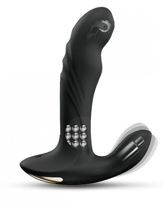 Черный вибромассажер простаты Multi P-Joy с 3 моторами - Dorcel - в Орехово-Зуево купить с доставкой