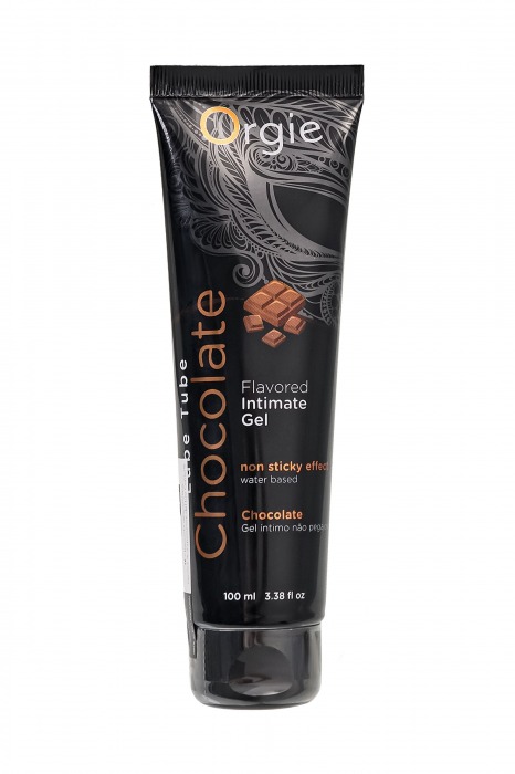 Интимный гель на водной основе Lube Tube Chocolate с шоколадным вкусом - 100 мл. - ORGIE - купить с доставкой в Орехово-Зуево