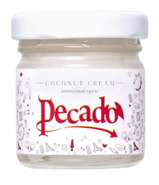 Массажная свеча Сoconut Cream - 35 мл. - Pecado - купить с доставкой в Орехово-Зуево