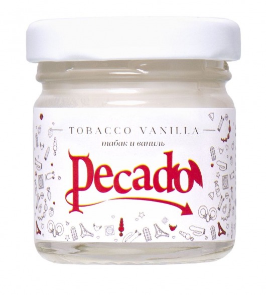 Массажная свеча Tobacco Vanilla - 35 мл. - Pecado - купить с доставкой в Орехово-Зуево