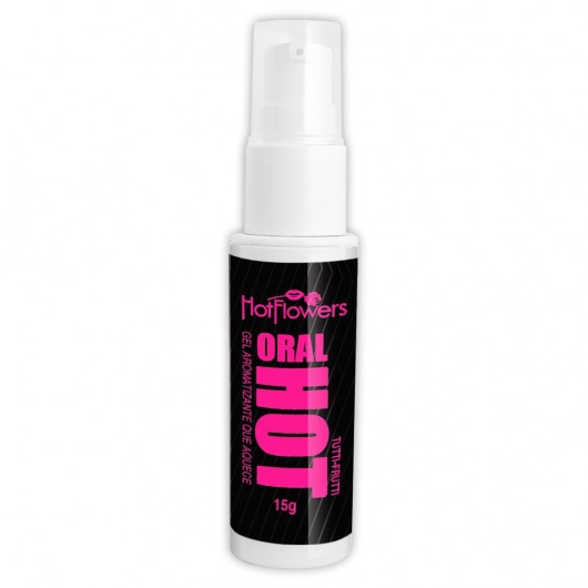 Гель для оральных ласк Oral Hot с согревающим эффектом - 15 гр. - HotFlowers - купить с доставкой в Орехово-Зуево