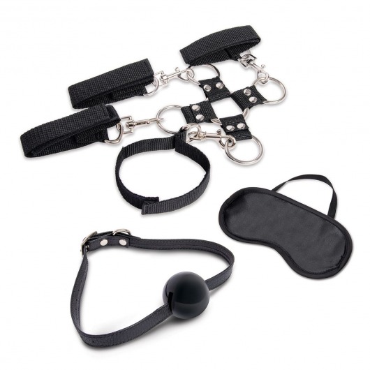 Набор для фиксации из 7 предметов Hogtie   Ball Gag Kit - Lux Fetish - купить с доставкой в Орехово-Зуево