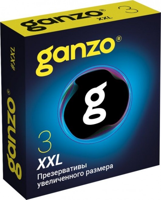 Презервативы увеличенного размера Ganzo XXL - 3 шт. - Ganzo - купить с доставкой в Орехово-Зуево