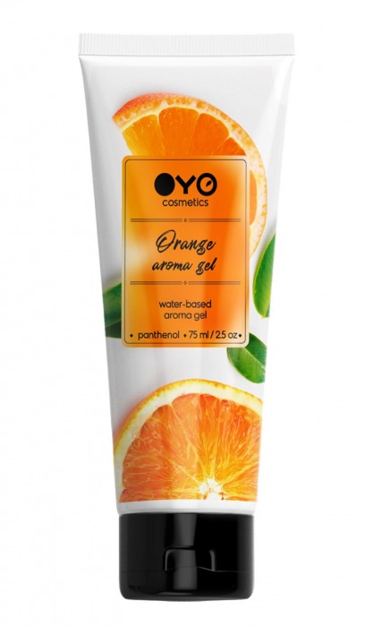 Лубрикант на водной основе OYO Aroma Gel Orange с ароматом апельсина - 75 мл. - OYO - купить с доставкой в Орехово-Зуево